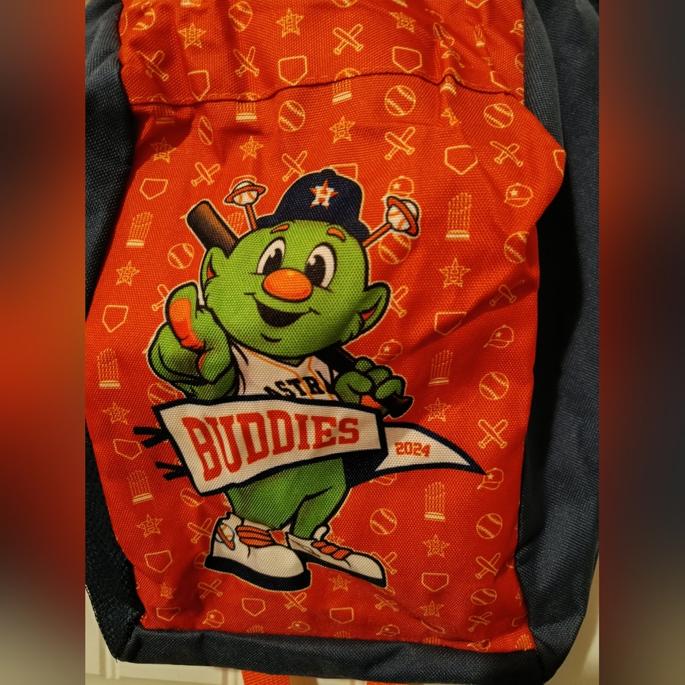 2024 Astros Orbit Buddies Club Kids Children Backpack Baseball Texas MLB Travel